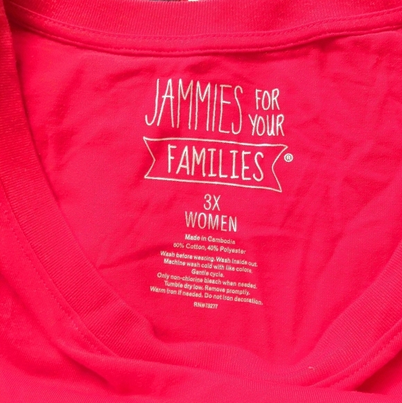 Jammies For Your Families Women's Size 3X - Picture 6 of 9